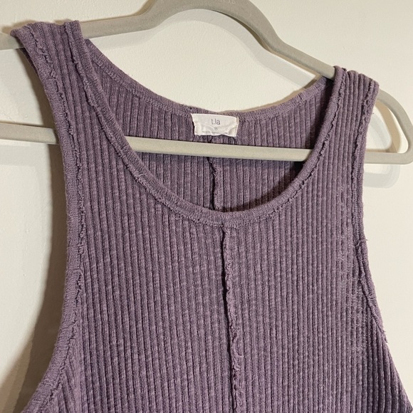 Anthropologie t.LA Lia Ribbed Midi Dress size Medium - Picture 7 of 10